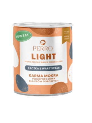 Light - Kaczka z warzywami - Monobiałkowa formuła dla psów dorosłych 800 g