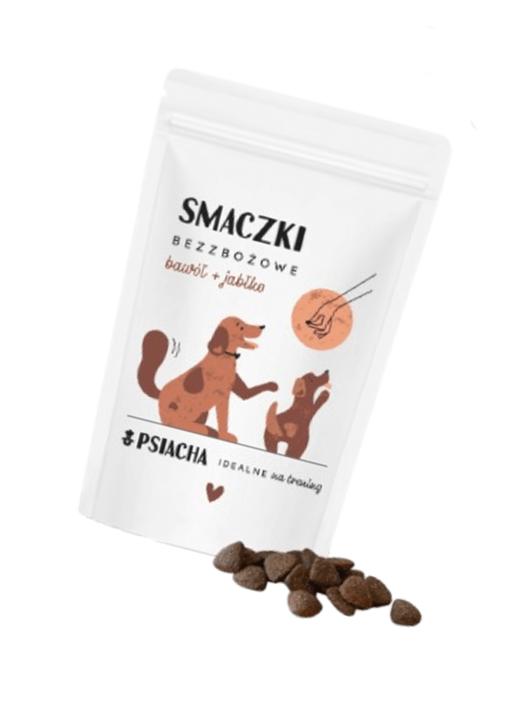 Smaczki bezzbożowe – bawół + jabłko z prebiotykami 80 g