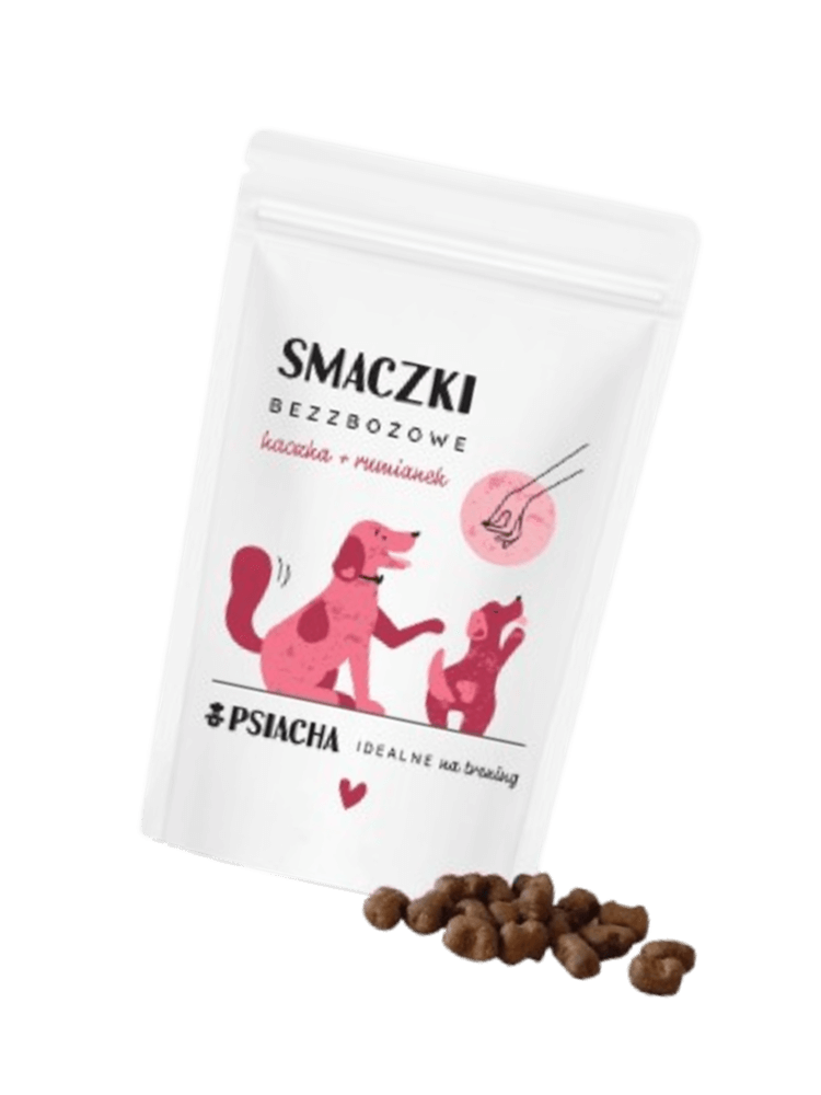 Smaczki bezzbożowe – kaczka + rumianek 80 g