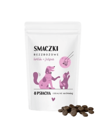 Smaczki bezzbożowe – królik + jeżyna 80 g