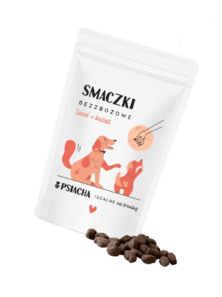 Smaczki bezzbożowe – łosoś + batat 80 g