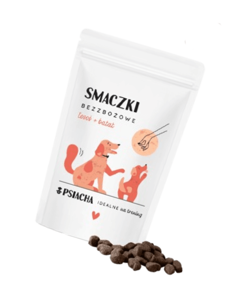 Smaczki bezzbożowe – łosoś + batat 80 g