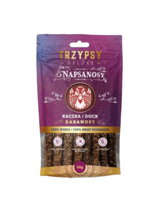 Napsanosy Kabanosy Kaczka - 100% mięsa 80 g