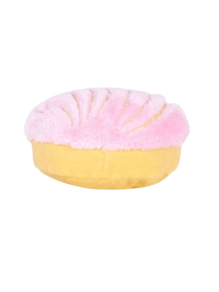 NomNomz – Pink Pan Dulce – ciasto z różową pianką, przytulanka dla psa z 2 piszczałkami