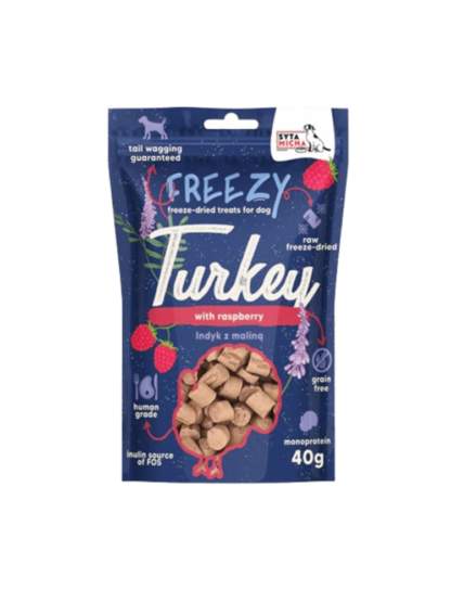 FREEZY Indyk z malinami i suszona lawenda 40g