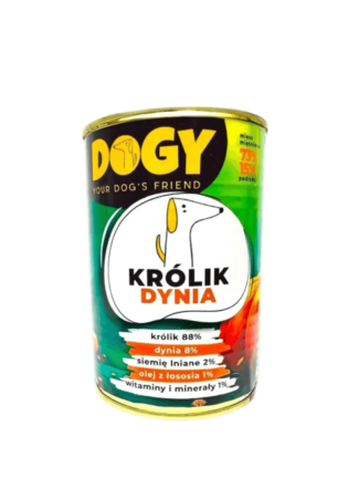 Karma mokra dla psa Królik z Dynią 400 g