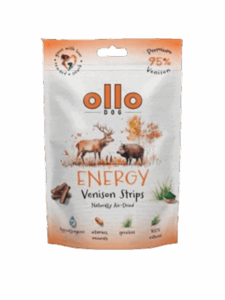 Air Dried Energy Venison Strips Przysmaki funkcyjne dla psa - dziczyzna