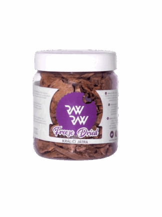 Wątroba królicza liofilizowane przysmaki 80 g