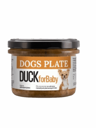 Gotowana karma for Baby Duck 180 g, Mokra Karma z mięsa z kaczki dla szczeniąt