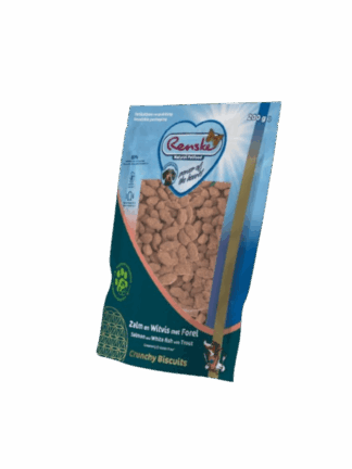Crunchy Biscuits Salmon, whitefish and trout - łosoś, białe ryby i pstrąg ciasteczka dla psa 200 g