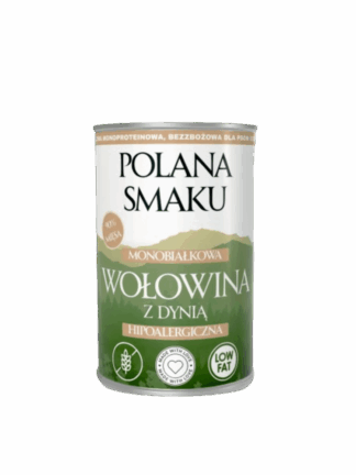 Wołowina z dynią– delikatna karma dla wrażliwych psów