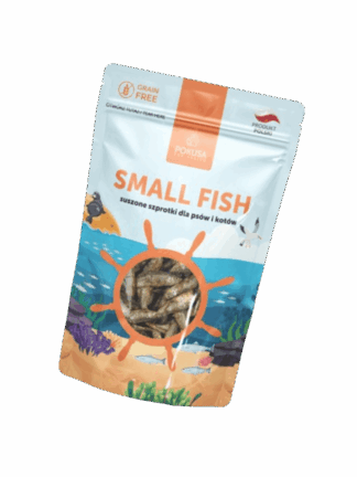 SMALL FISH suszone szprotki dla psów i kotów