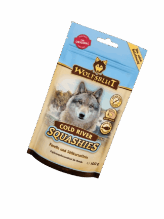 Dog Squashies Cold River - pstrąg i bataty miękka przekąska dla psa100 g
