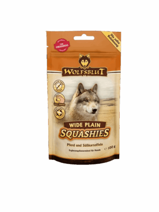 Dog Squashies Wide Plain - konina i bataty miękka przekąska dla psa 100 g