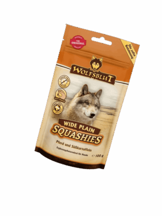 Dog Squashies Wide Plain - konina i bataty miękka przekąska dla psa 100 g