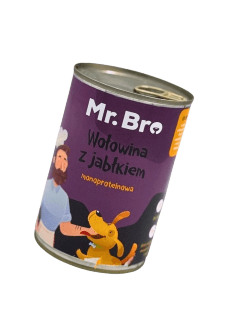 Mokra Karma Wołowina z Jabłkiem 400 g – Monoproteinowa