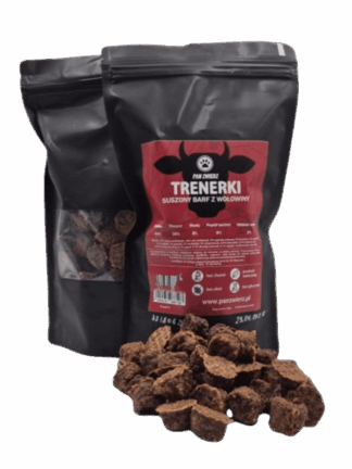 Trenerki - Suszony BARF z wołowiny 250 g
