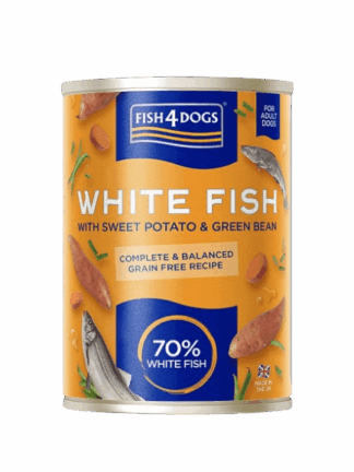 White Fish with Sweet Potato mokra karma dla psa Białe ryby z batatami 395 g