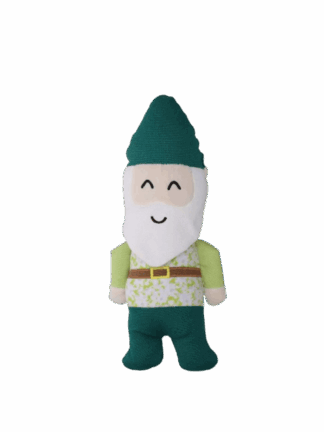 Gnome Gentle George, M - Gnom Gentle George zielona czapeczka, rozmiar M
