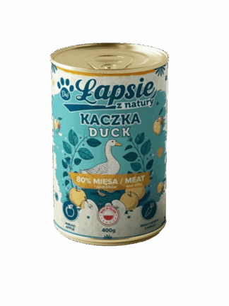 Karma mokra dla psów monobiałkowa Kaczka z Jabłkiem 400 g