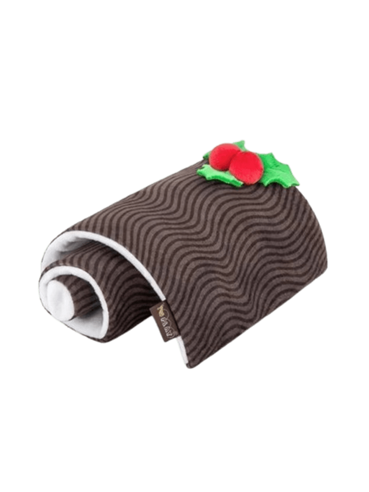Yule Log – Świąteczne polano zabawka dla zwierząt