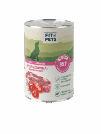 Mokra Karma Wieprzowina z Pomidorami   400 g - Monoproteinowa
