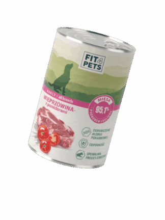 Mokra Karma Wieprzowina z Pomidorami   400 g - Monoproteinowa