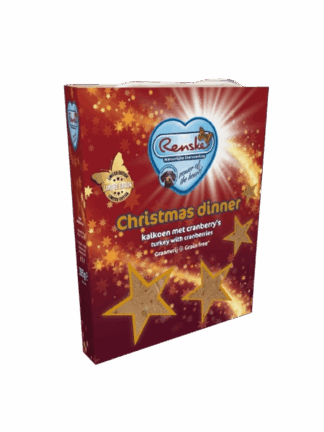Dog Christmas Dinner - indyk z żurawiną -  świąteczna karma dla psa, 395 g