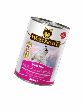 Dog VetLine Hypoallergenic - nietolerancje pokarmowe - kompletna dietetyczna mokra karma dla dorosłych psów 395 g