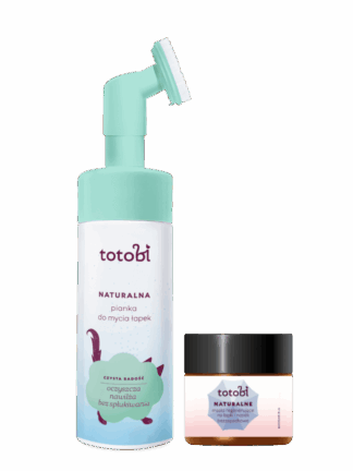 Zestaw: Naturalna pianka do mycia łapek dla psa i kota, 200 ml + Naturalne masełko regenerujące na łapki i nosek dla psa, bez zapachu 50 ml
