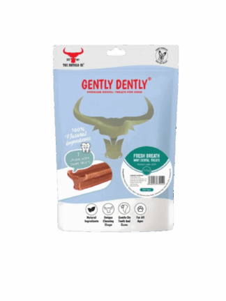 Gently Dently Peppermint & Seaweed, Delikatny przysmak dentystyczny Mięta pieprzowa i wodorosty 175 g