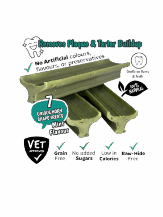Gently Dently Peppermint & Seaweed, Delikatny przysmak dentystyczny Mięta pieprzowa i wodorosty 175 g