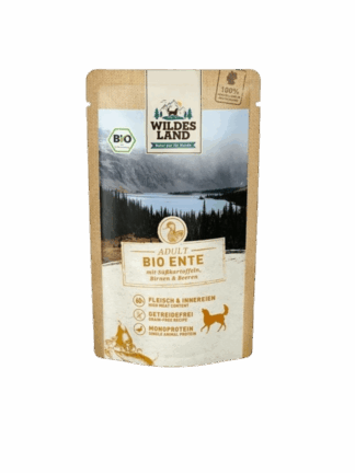 BIO Ente karma pełnoporcjowa - bio kaczka z batatami, gruszką i jagodami  125 g
