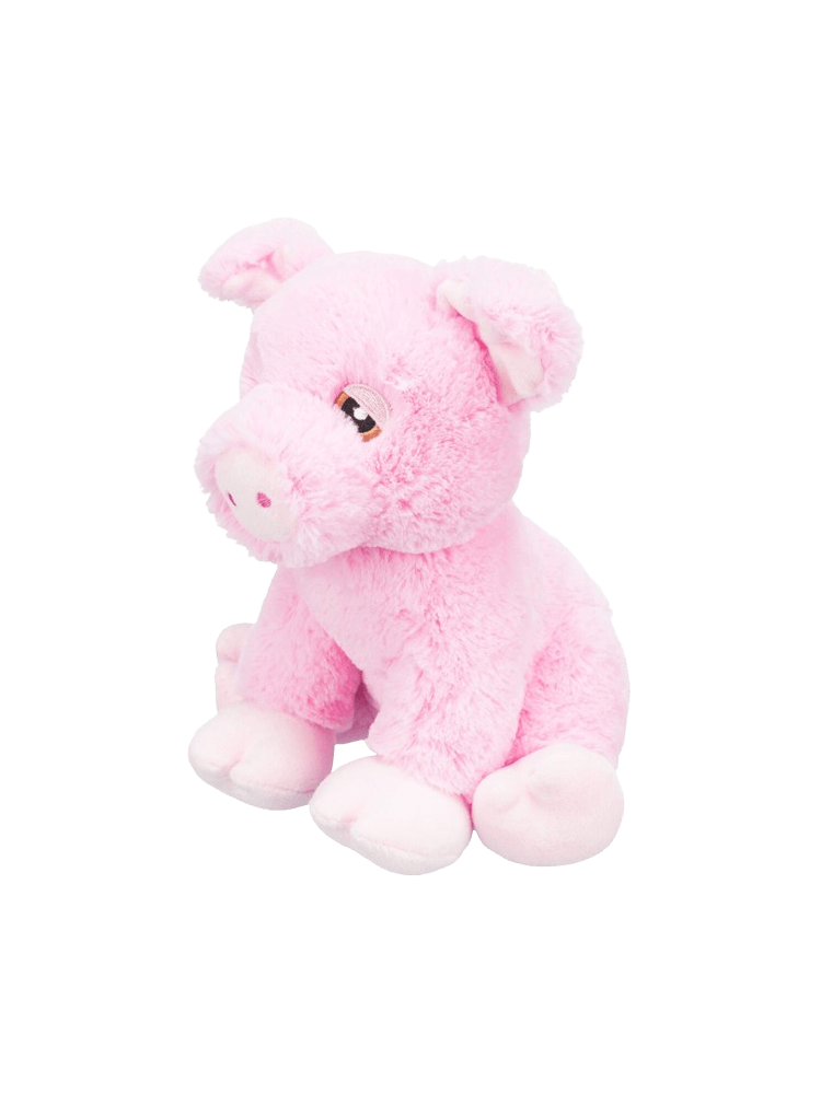 🐷 Be Eco Świnka Edison – pluszowa zabawka dla psa, 24 cm
