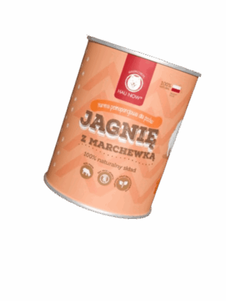 Mokra Karma: Jagnięcina z Marchewką – Monobiałkowa harmonia smaku i zdrowia, 400 g