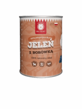 Mokra Karma: Jeleń z borówką – Szlachetna monoproteina z mocą antyoksydantów, 400 g