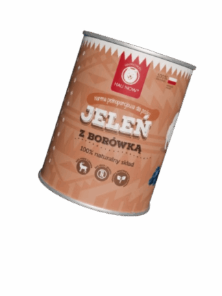 Mokra Karma: Jeleń z borówką – Szlachetna monoproteina z mocą antyoksydantów, 400 g