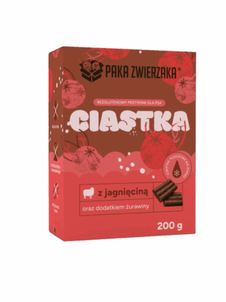 Ciastka Jagnięcina z Żurawiną dla Psa 200g