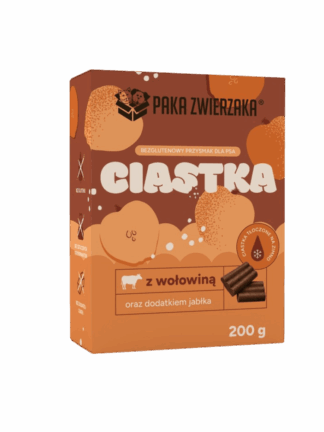 Ciastka Wołowina z Jabłkiem dla Psa 200 g