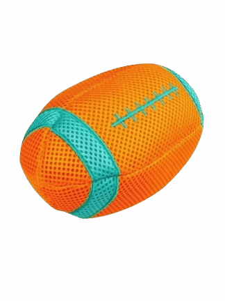 Chłodząca Piłka Rugby Pływająca – Gigantyczne Orzeźwienie dla Aktywnych Psów, 20 cm
