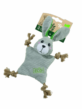 TERRA ECO Puppy- Króliczek LULU – Ekologiczna Zabawka dla Szczeniąt 