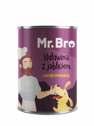 Mokra Karma Wołowina z Jabłkiem 800 g - Monoproteinowa