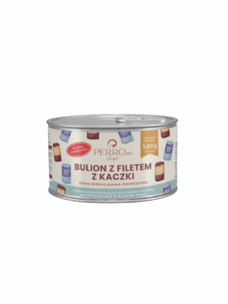 PERROland Soups - Bulion z filetem z kaczki dla psa i kota, 140 g