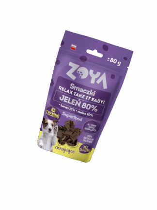 Smaczki RELAX TAKE IT EASY - Przysmak Treningowy dla Psa z Jeleniem, 80 g