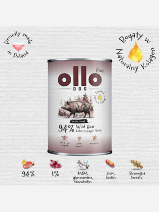 PLUS Wild Boar mokra karma dla psa z dzikiem 800 g