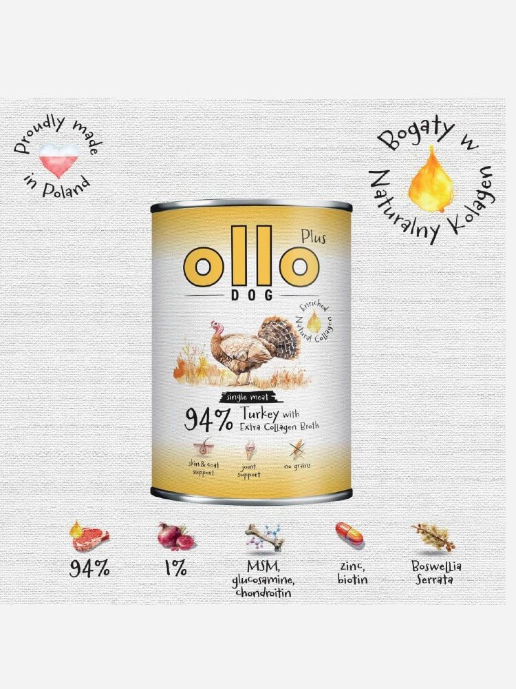 PLUS Turkey mokra karma dla psa z indykiem 800 g