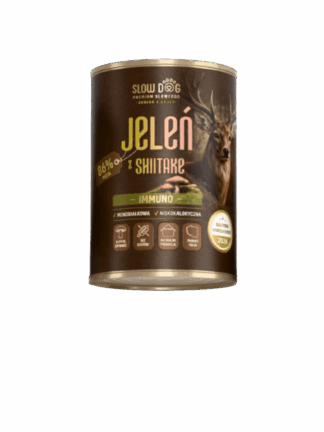 Immuno Jeleń z Shiitake - Monobiałkowa Karma Mokra dla Psa 400 g
