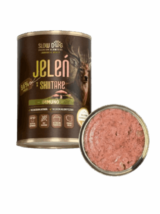 Immuno Jeleń z Shiitake - Monobiałkowa Karma Mokra dla Psa 400 g