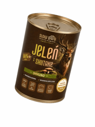 Immuno Jeleń z Shiitake - Monobiałkowa Karma Mokra dla Psa 800 g