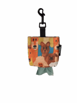 Torebka na Worki na Odchody - Dogs Brązowa